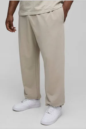 Boohoo Plus 260GSM Loopback Oversized Fit Basic Joggers - - 3XL