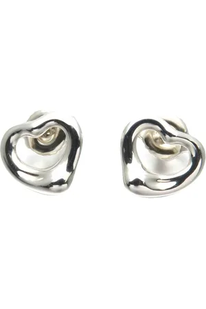 Tiffany & Co. Preloved Return to Tiffany Heart Earrings Women - Silver - - One Size