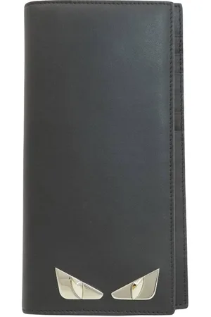 Fendi Preloved Eye Wallet Leather Unisex - One Size