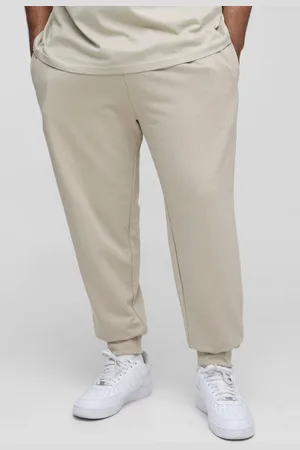 Boohoo Plus 260GSM Loopback Regular Fit Basic Joggers - - 3XL