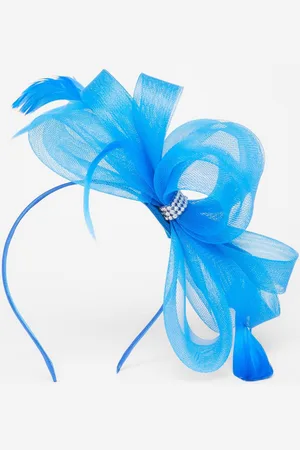 Quiz Womens Bow Diamante Headband Fascinator - One Size