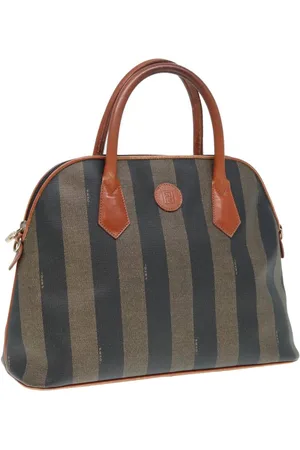 Fendi Preloved Zucca Striped Handbag Women - - One Size