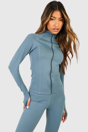 Boohoo Womens DSGN Studio Supersoft Peached Sculpt Zip Through Jacket - - XS