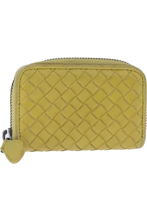 Bottega Veneta Preloved Intrecciato Zip Wallet Leather Women - One Size