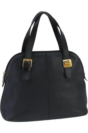 Burberry Preloved Leather Satchel Handbag Women - - One Size