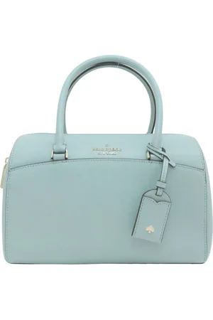 Kate Spade Preloved Devon Small Leather Satchel Handbag Women - Turquoise - - One Size
