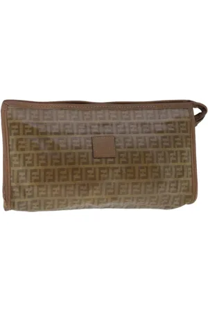 Fendi Preloved Zucca Cosmetic Case Women - Clutch Bags - One Size