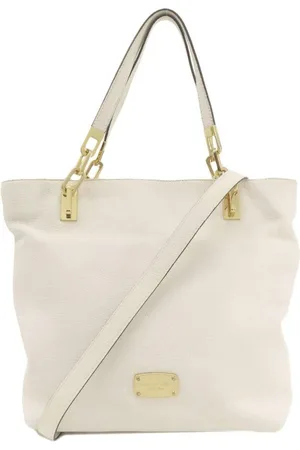 Michael Kors Preloved Jet Set Carryall ToteCream Leather Women - Tote Bags - One Size