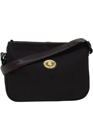 Burberry Preloved Nylon Leather Shoulder Bag Women - One Size