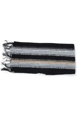 Missoni Striped Knitted Scarf with Fringes Women - Multicolor Scarves - One Size