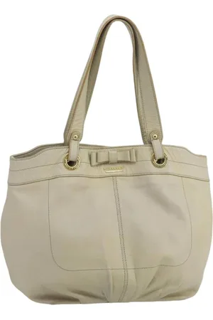 Burberry Preloved Bow Tote Bag Leather Women - One Size