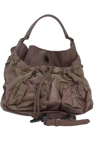 Burberry Preloved Shoulder Bag Multiple Pockets Drawstring Women - - One Size