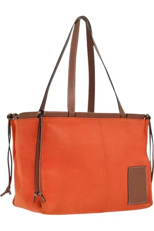 Loewe Preloved Canvas Tote Bag Casual Style Women - - One Size