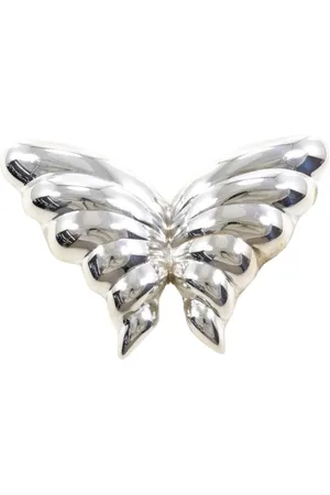 Tiffany & Co. Preloved Butterfly Brooch Sculptural Design Women - Silver Brooches - - One Size