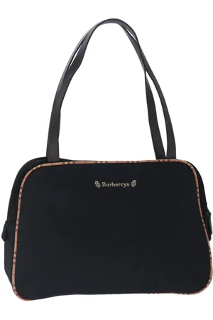 Burberry Preloved Canvas Shoulder Bag Women Handbags - One Size