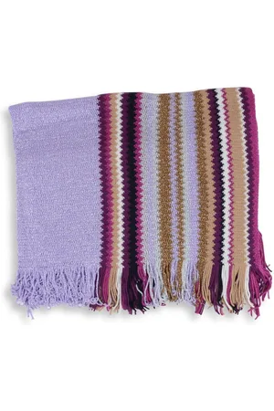 Missoni Zigzag Knit Scarf Multicolor Women Scarves - One Size