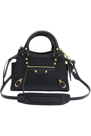 Balenciaga Preloved Neo Classic Mini City Bag Lambskin Women Shoulder Bags - One Size