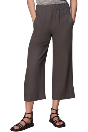 Whistles Womens Linen Trouser Plain - - 12