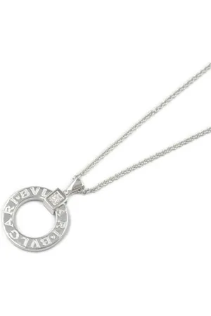 Bvlgari Preloved Bzero1 Circle Pendant Necklace Women - Silver - - One Size