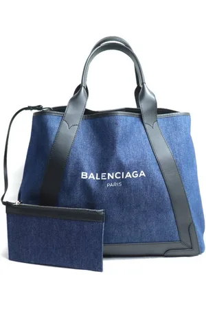 Balenciaga Preloved XXS Everyday Tote Denim Tote Bag Women - - One Size