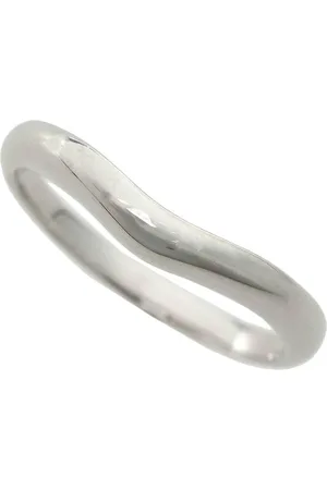 Bvlgari Preloved Wave Platinum Ring AN852283 Women - Silver - - One Size
