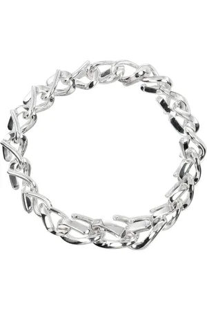 Tiffany & Co. Preloved Interlocking Chain Bracelet Women - Silver - - One Size