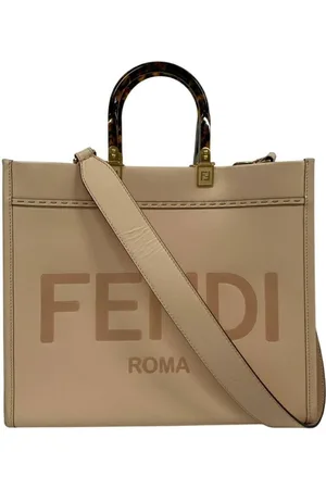 Fendi Preloved Roma Tote Bag Leather Style Women - Handbags - One Size
