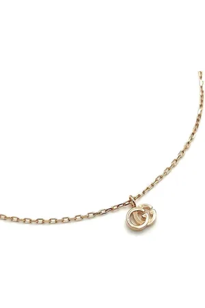 Gucci Preloved GG Running Bracelet Rose Gold Women Necklaces - - One Size