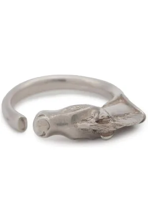 Hermès Preloved Cheval Horse Head Ring Women - Silver - - One Size