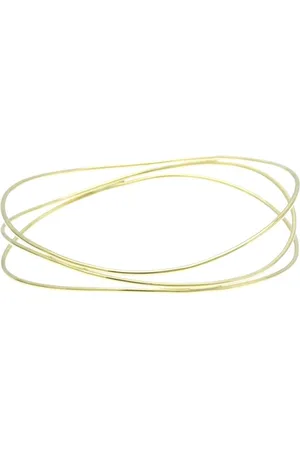 Tiffany & Co. Preloved Triple Wire Bangle 18k Yellow Gold Women Bracelets - - One Size