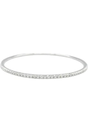 Tiffany & Co. Preloved Diamond Wire Bracelet Pav Diamond Women - Silver - - One Size