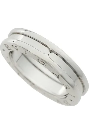 Bvlgari Preloved Bzero1 Narrow Platinum Ring Women - Silver - - One Size