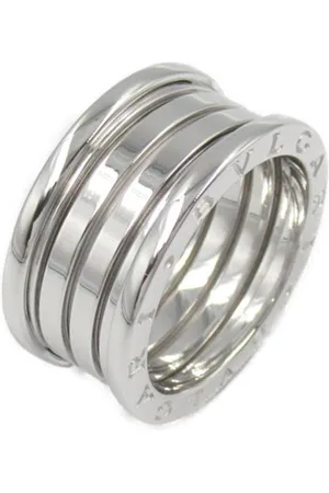 Bvlgari Preloved Bzero1 FourBand Platinum Ring Women - Silver - - One Size