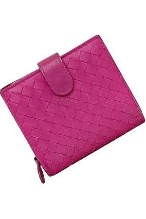 Bottega Veneta Preloved Intrecciato Leather Wallet Women - One Size
