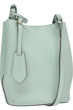 Burberry Preloved Leather Bucket Bag 8045525 Pale Green Women - Shoulder - One Size