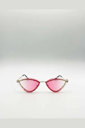 SVNX Diamante Cat-Eye Sunglasses in - One Size