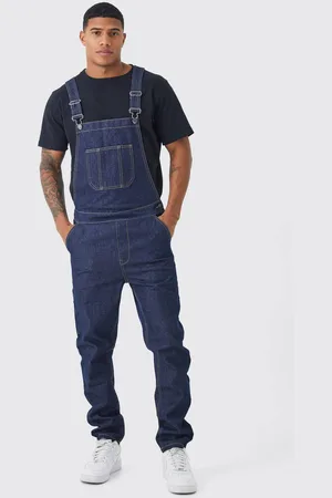 Boohoo Full Length Denim Dungarees - - XS