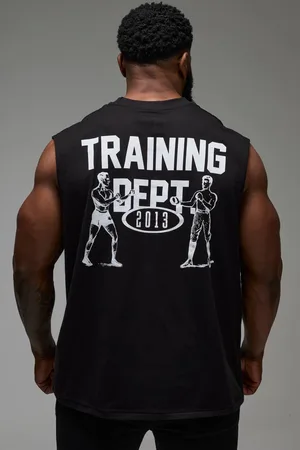 Boohoo Man Active Training Dept Oversized vest - - XS
