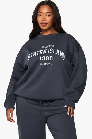 Boohoo Womens Plus Staten Island Oversized Sweatshirt - - 16