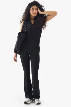 Boohoo Womens DSGN Studio Highwaist Supersoft Peached Sculpt Yoga Flared Legging - - XXL