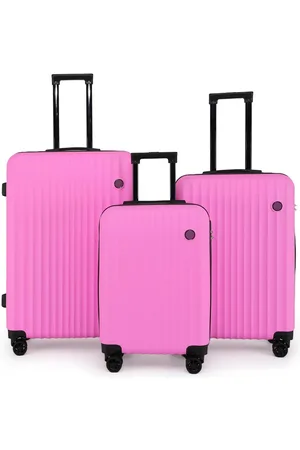 Infinity Hard Shell ABS Suitcase 8 Wheel Travel Case Holiday Bags - - Medium