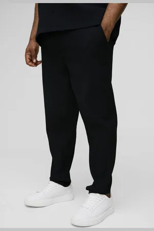 Boohoo Plus Pleated Slim Fit Trousers - - XXXL