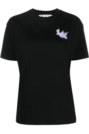 OFF-WHITE Womens Hotchpotch Arrow Casual Tee T-Shirt - XXS