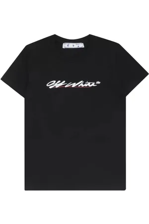 OFF-WHITE Womens New Script Logo Casual Fit T-Shirt - XXL
