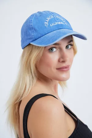 My Accessories Womens Orange County Washed Baseball Cap - - One Size