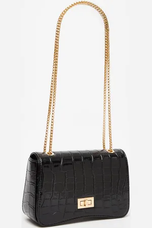 Quiz Womens Croc Cross Body Bag - One Size