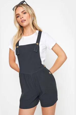 PixieGirl Womens Petite Acid Wash Dungarees - - 12