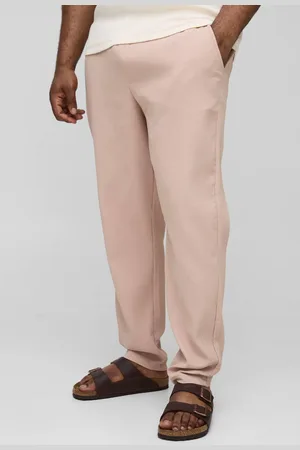 Boohoo Plus Pleated Slim Fit Trousers - - XXL