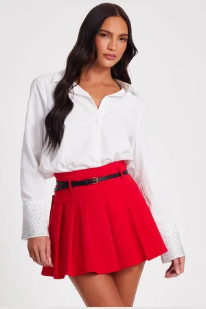 Quiz Womens Pleated Mini Skirt - 6
