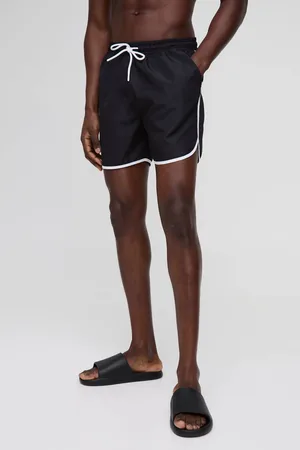 Boohoo Regular Fit Runner Hem Swim Short - - L